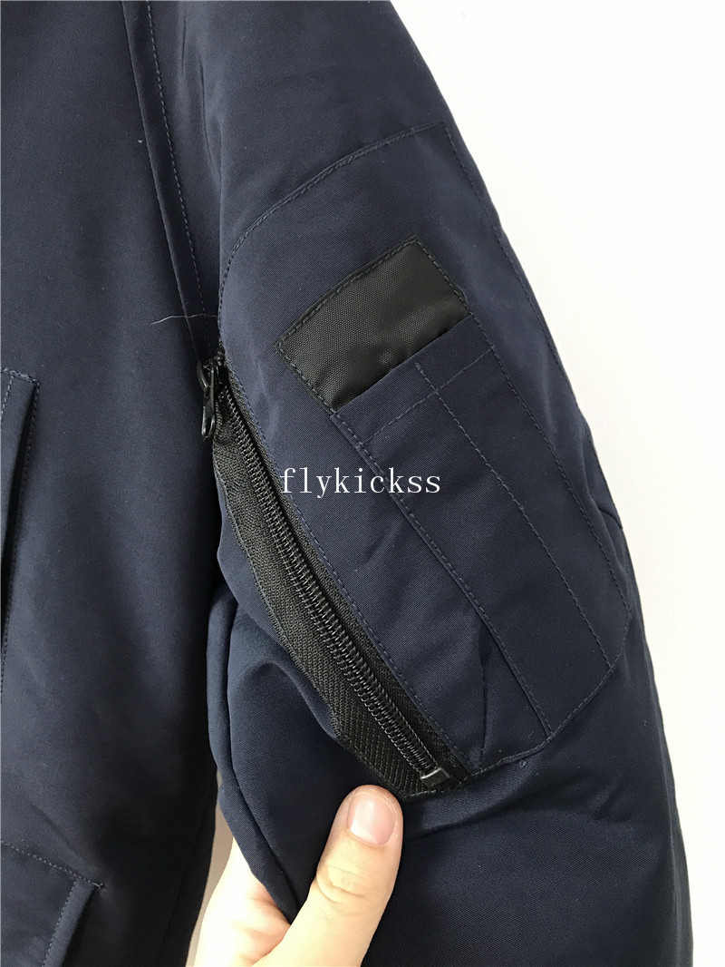 Winter Canada Goose Coat Navy Blue